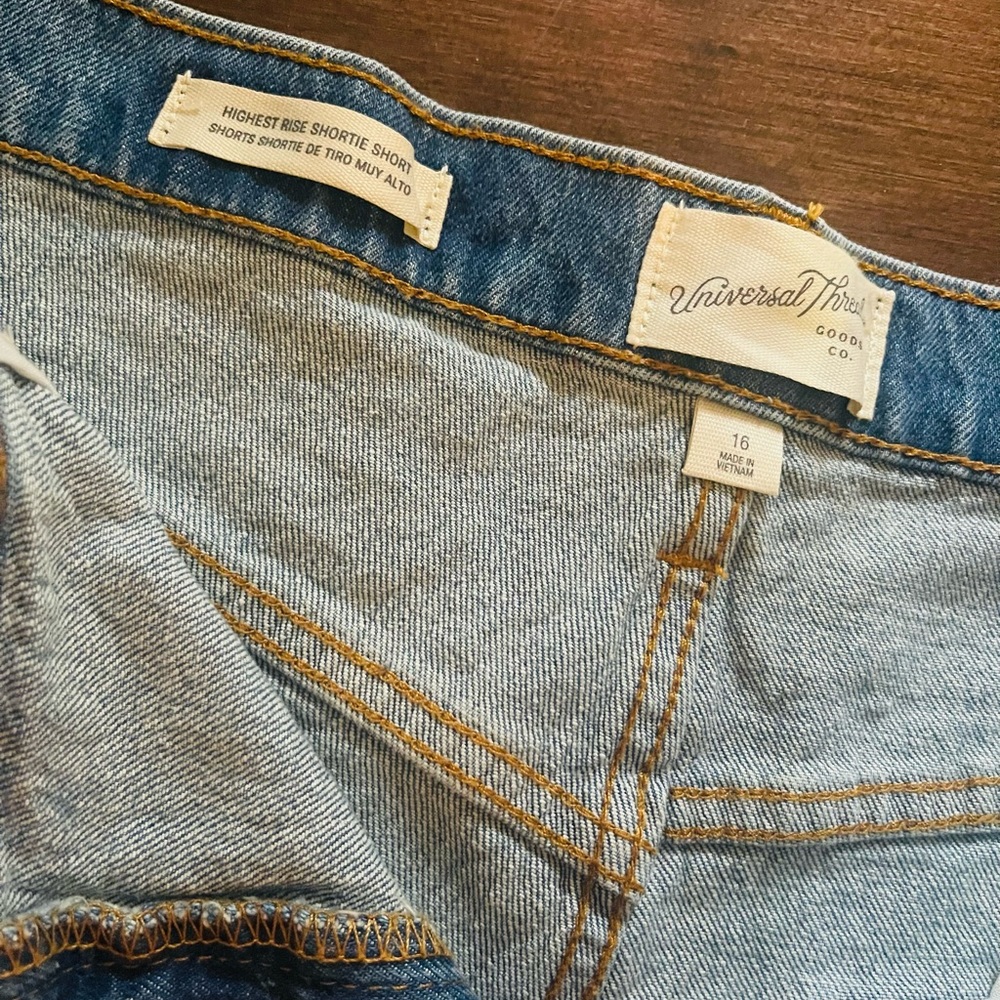 Highest Rise Jean Shorts - Picture 5 of 5